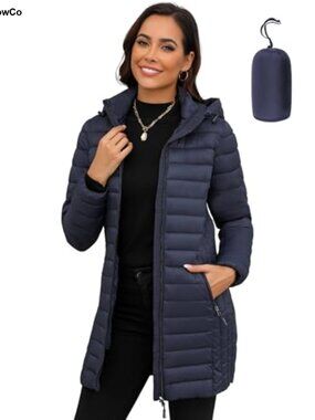 Ultralight Packable Puffer Jacket Detachable Hood